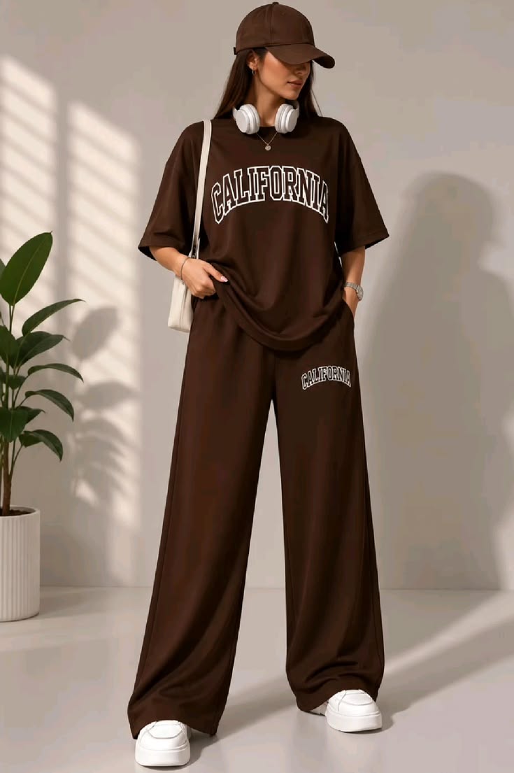 🤎 Women’s Summer 2-Piece Tracksuit – California