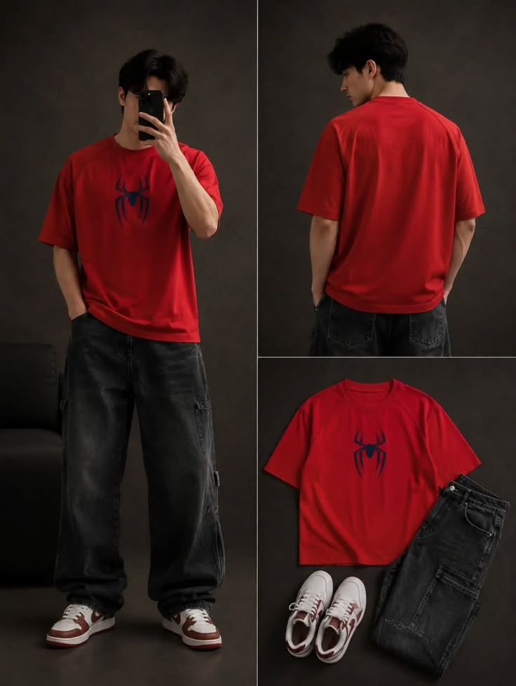 Premium Players Graphic Tracksuit Set for Men | Stylish Oversized T-Shirt & Wide-Leg Trouser Co-Ord