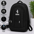 Premium Multi-Compartment Backpack – Black & Skin Colour | Travel, College & Everyday Bag