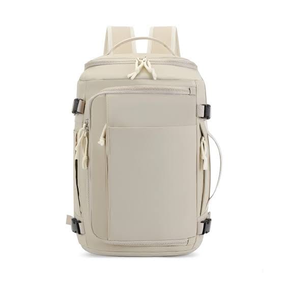 Premium Multi-Compartment Backpack – Black & Skin Colour | Travel, College & Everyday Bag