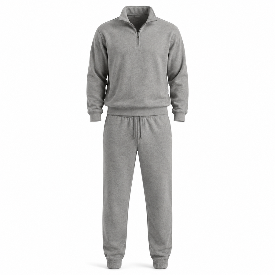 Men's Plain Fleece Tracksuit